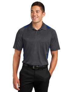 Sport-Tek® Heather Colorblock Contender" Polo. ST665