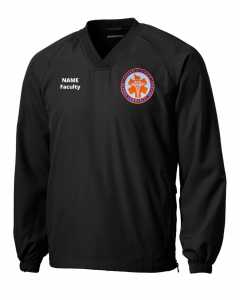 Sport-Tek V-Neck Raglan Wind Shirt. JST72