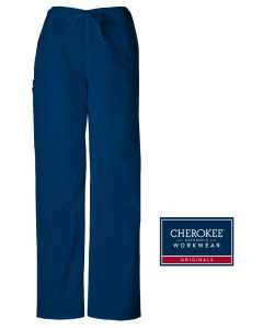 Regular Cherokee Unisex Drawstring Cargo Scrub Pant